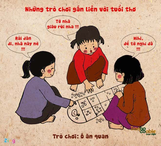 tranh góc trò chơi dân gian  Shopee Việt Nam
