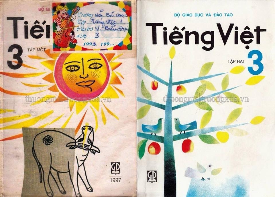 Sách Tiếng Việt lớp 3 xưa